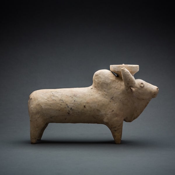 Balochistani terracotta figurine of a Zebu Bull