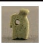 Faience Hedjet Crown Amulet