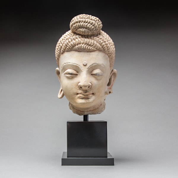 Gandharan Stucco Buddha Head