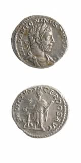Silver Denarius of Emperor Elagabalus