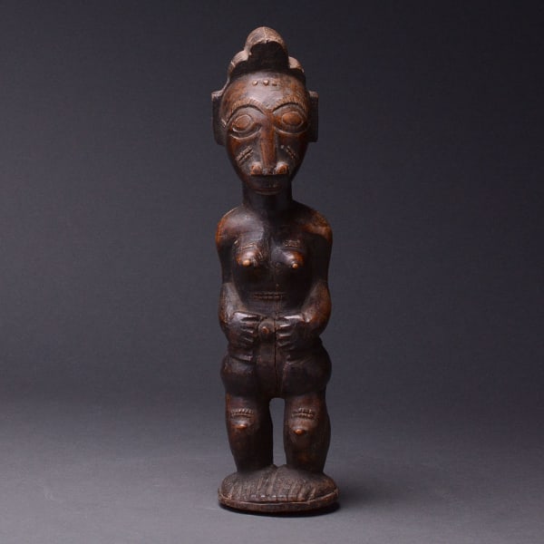 Lagoons Region Sculpture of a Standing Woman