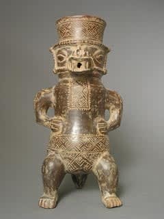 Guanacaste-Nicoya Vessel in the Form of a Saurian Deity