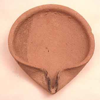 Iron Age Terracotta Oil Lamp