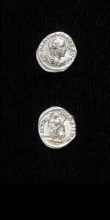 Silver Denarius of Emperor Elagabalus