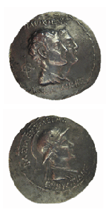 Bactrian Silver Tetradrachm of King Eukratides I