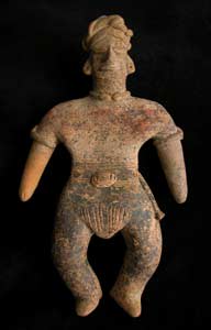 Tuxcacuesco-Ortices Style Colima Terracotta Sculpture of a Standing Man