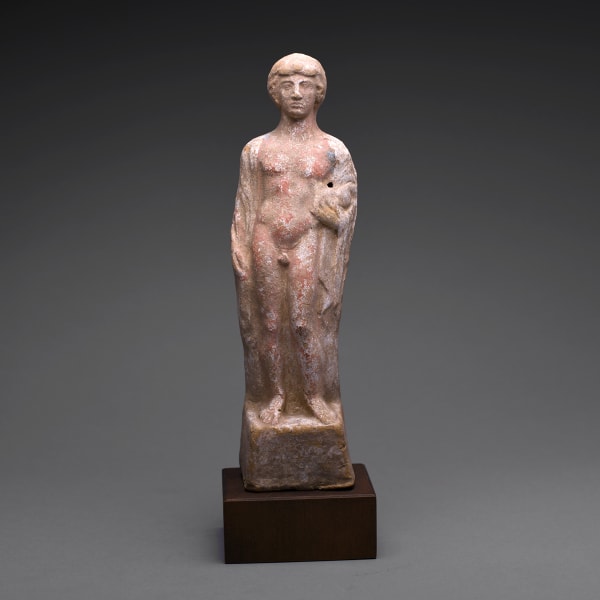 A Hellenistic Terracotta Statue of a Youth