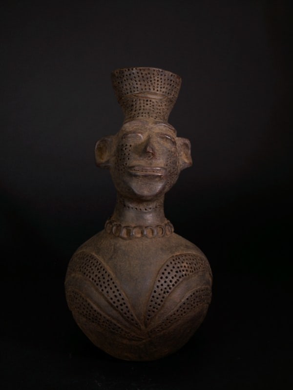 Mangbetu Terracotta Vessel