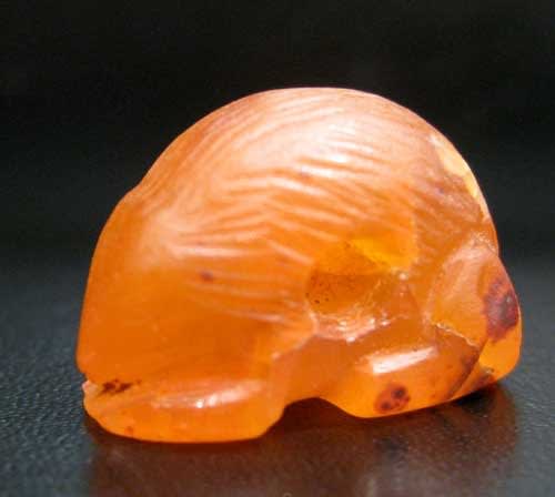 Carnelian Hedgehog Amulet