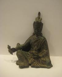 Tibetan Bronze Sculpture of a Seated Bodhisattva