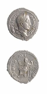 Silver Denarius of Emperor Severus Alexander