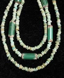 Faience And Antique Glass Bead Necklace