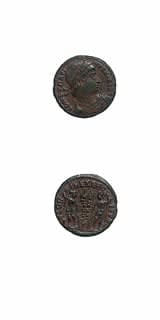 Bronze Coin of Emperor Constantine I the Great