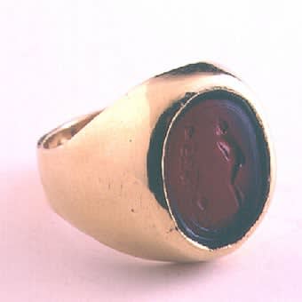 Tassie Glass Intaglio Depicting a Naked Woman