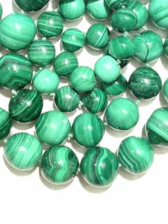 Malachite Bead Necklace