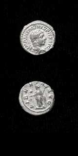 Silver Denarius of Emperor Elagabalus