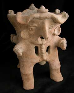 Colima Janiform Incensario