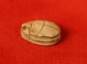 New Kingdom Steatite Scarab Seal