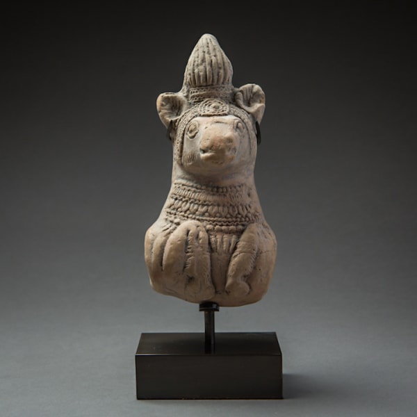 Gupta Pottery Torso of Nandi