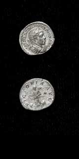 Silver Denarius of Emperor Elagabalus