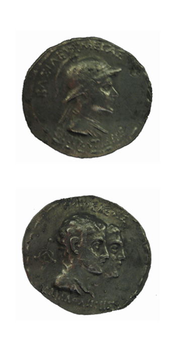 Bactrian Silver Tetradrachm of King Eukratides I