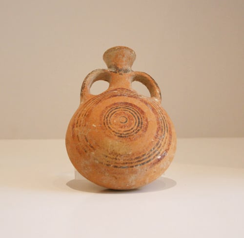 Late Bronze Age Terracotta Pilgrim's Flask
