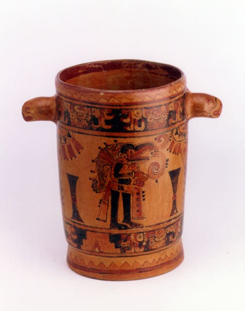 Babilonia Style Mayan Polychrome Zoomorphic Vessel