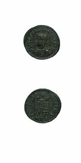 Bronze Coin of Constantius II Struck While Caesar