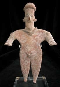 Tuxcacuesco-Ortices Style Colima Terracotta Standing Figure
