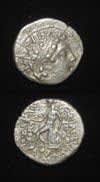 Seleucid Silver Drachm of King Antiochos VI Dionysos