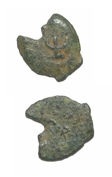 Jewish Bronze Prutah of King Herod the Great