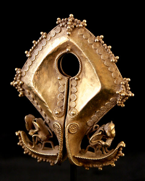 Gold Mamuli Ear Ornament