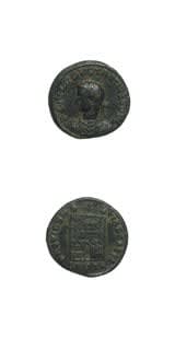 Bronze Follis of Constantine II Struck While Caesar