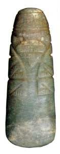 Central Pacific Jade Figure-Celt Pendant