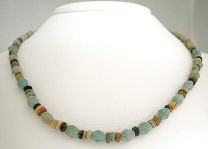 Necklace Of Egyptian Faience Beads
