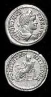 Silver Denarius of Emperor Caracalla