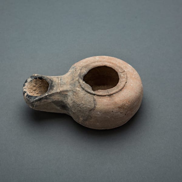 Herodian period terracotta oil lamp