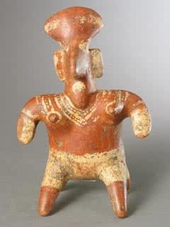 Nayarit Terracotta Sculpture of a Seated Woman