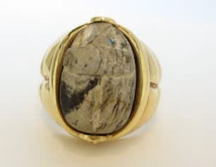 Egyptian Scarab Ring