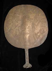 Yoruba Brass Fan of an Osun Priestess