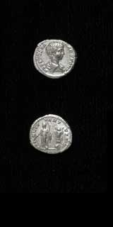 Silver Denarius of Geta Struck While Caesar