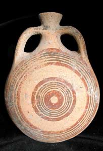 Late Bronze Age Terracotta Pilgrim's Flask