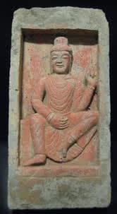 Northern Wei Brick from a Buddhist Shrine