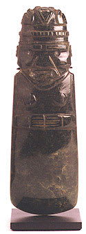 Guanacaste-Nicoya Jade Female Figure-Celt Pendant