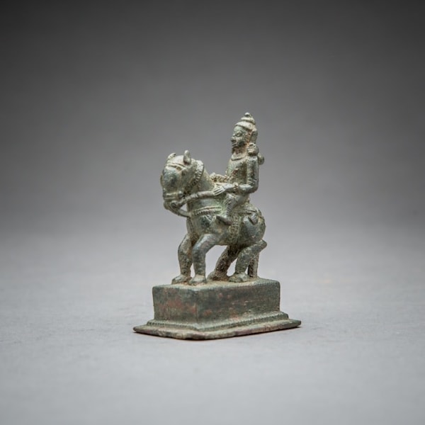 Gupta Bronze Sculpture of Buddha on Horseback