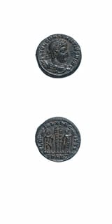 Bronze Coin of Constantius II Struck While Caesar