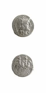 Roman Republican Silver Denarius, L. Sempronius Pitio