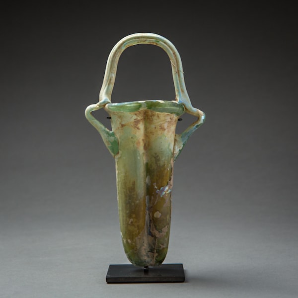 Roman Double Cosmetic Glass Tube
