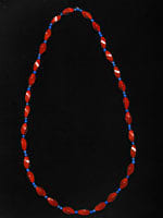 Red Jasper & Lapis Lazuli Bead Necklace