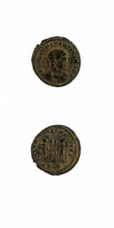 Bronze Coin of Constantius II Struck While Caesar